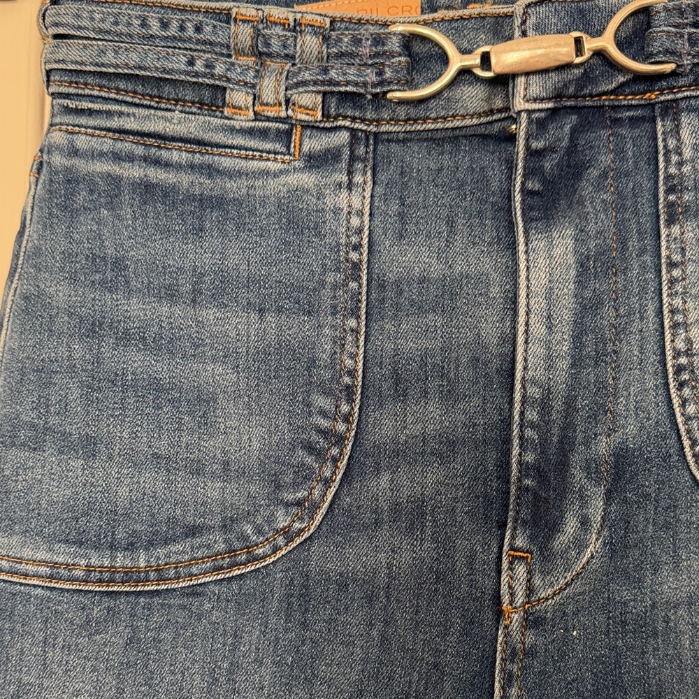 Anthropologie PILCRO Dark Blue Flare Jeans - Picture 5 of 12